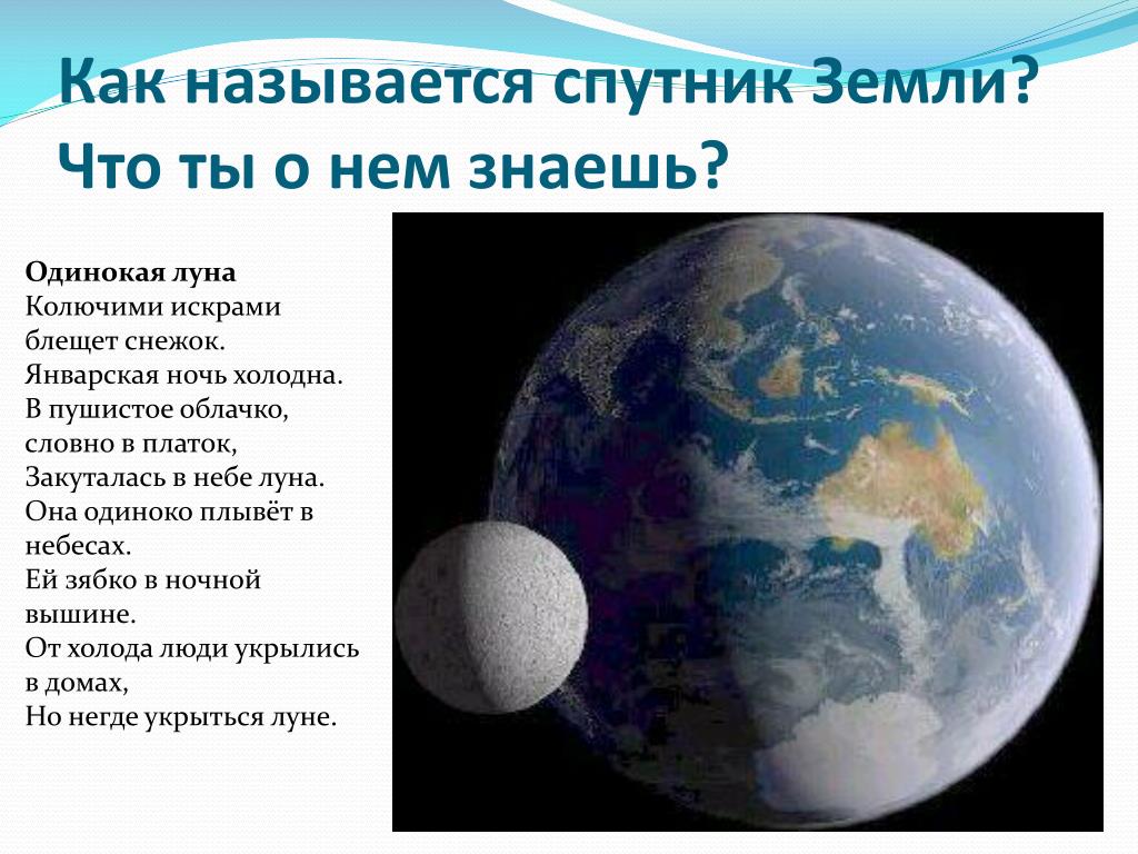 Назовите спутник земли ответ. Название спутников земли. Луна Спутник земли. Как называется Спутник. Земля и ее спутники.