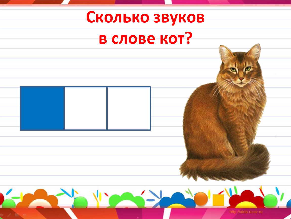 Слово кот. Анализ слова кот. Звуковой анализ слова кот. Сколько звуков. Звуки в слове кот.