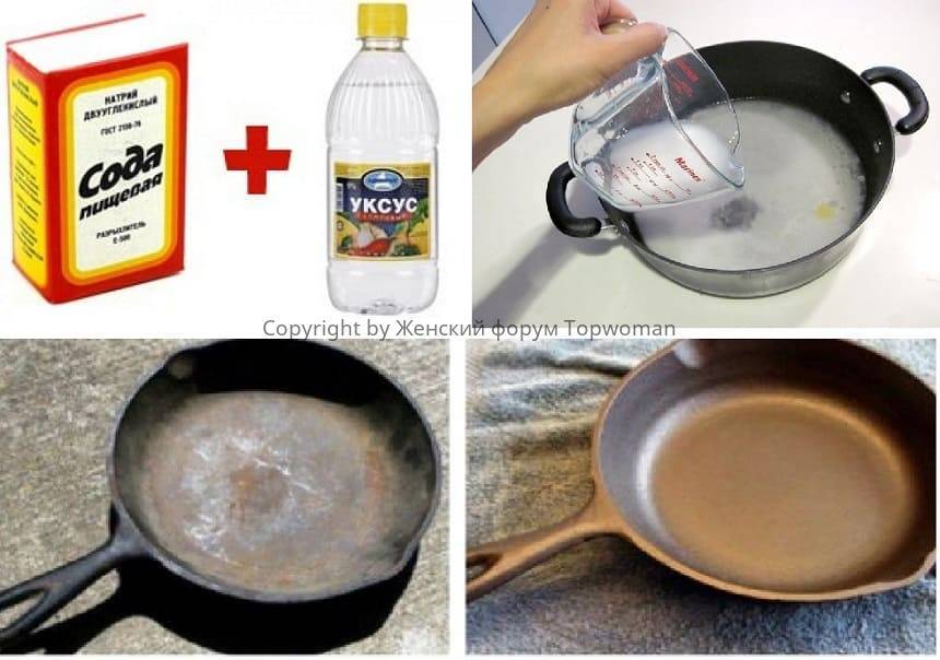 Отмыть жир содой. Сода для чистки посуды. Соду на сковороду для очистки. Чистка кастрюли содой. Сода и уксус для чистки.